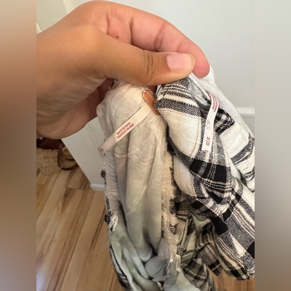 NWT Free People “After You” Set — Cropped Top + Maxi Skirt Black Plaid - Picture 8 of 8